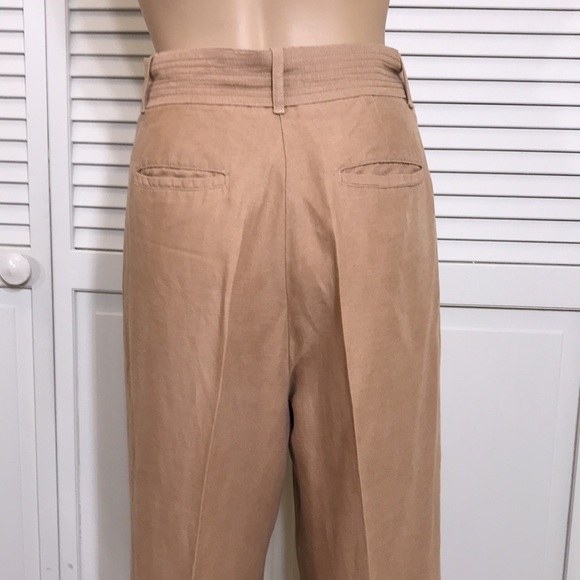 Aritzia Wilfred Cauchy Cropped Lyocell & Linen Pants/Trousers Size 2